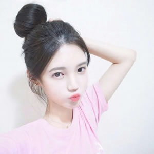 16张高清萌系粉色真人女生头像 软妹感拉满