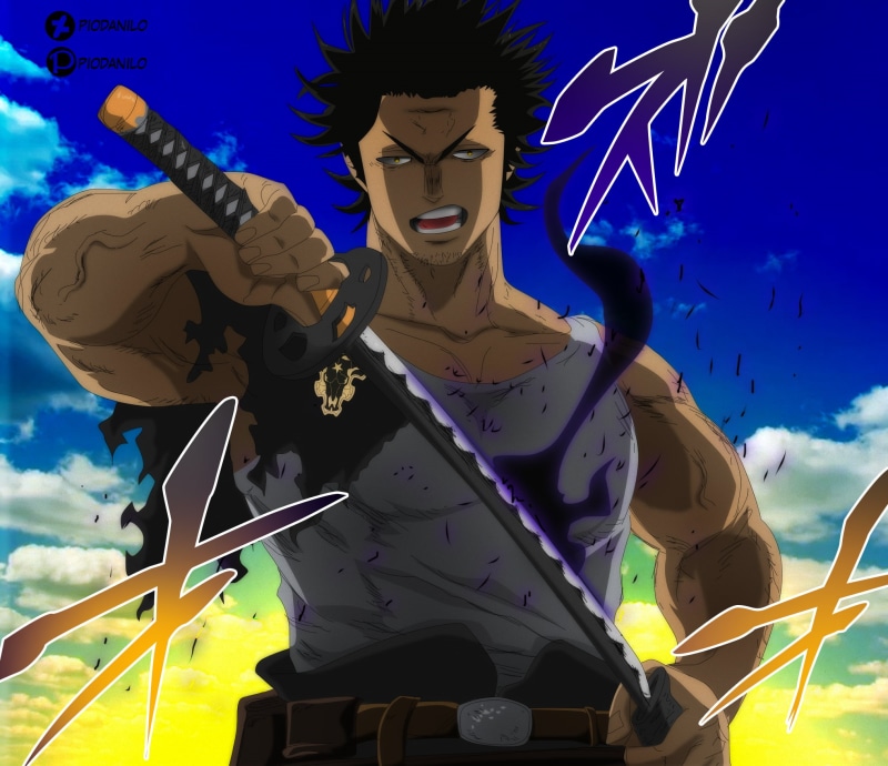 黑色五叶草夜见介大高清壁纸合集