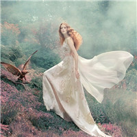 23张清新婚纱照风格女生QQ头像 氛围感拉满