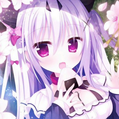 浅粉色系可爱动漫女生头像合集 17张高清图分享