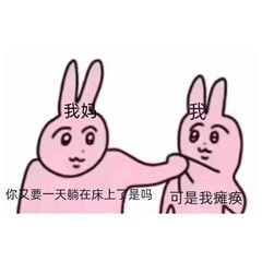 粉粉兔兔打架表情包来啦
