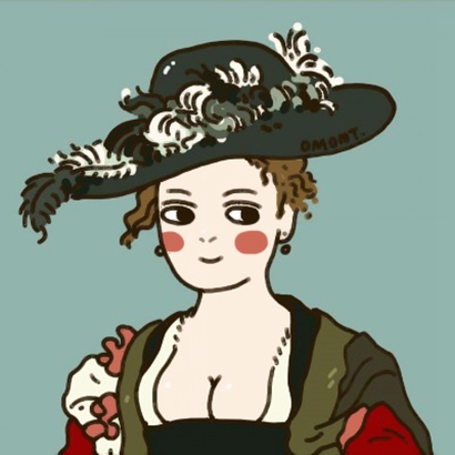 9张高清复古感欧美动漫女生头像，氛围感拉满