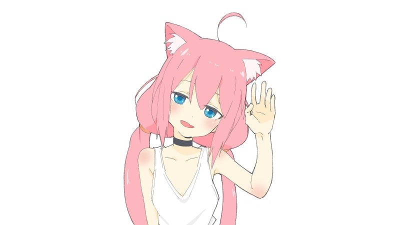 高清动漫壁纸合集：猫耳虚拟主播与少女们的治愈瞬间