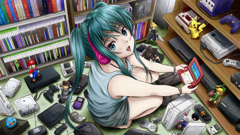银发红眸少女的冰棒日常 720P动漫壁纸