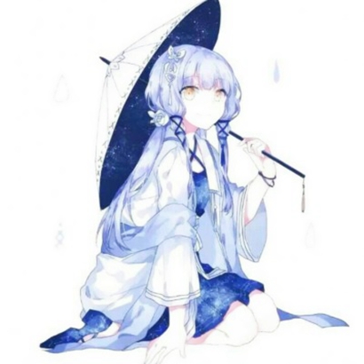 13张高清古风动漫撑伞女生头像 氛围感拉满