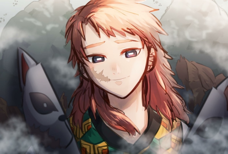 《鬼灭之刃》高清壁纸 锖兔与真菰登场