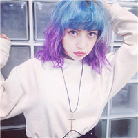 超拽感拉满！21张五颜六色染发女生QQ头像合集