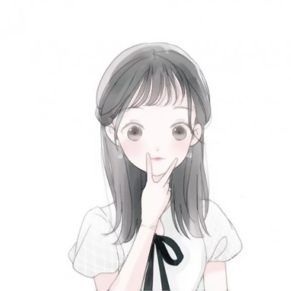 12张高清可爱的简约风女生动漫QQ头像