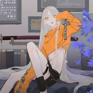 18张霸气高冷风格动漫女生QQ头像