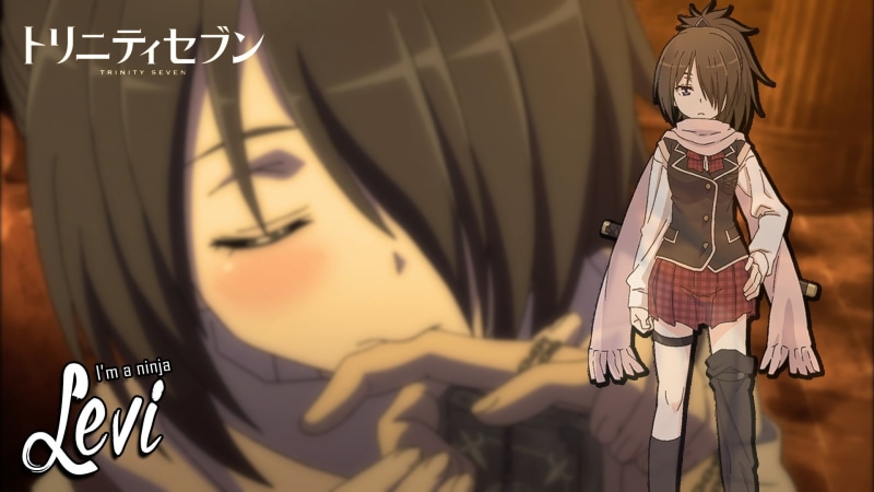 《七人魔法使》风间莱维短裙壁纸 黑发少女1080P高清图