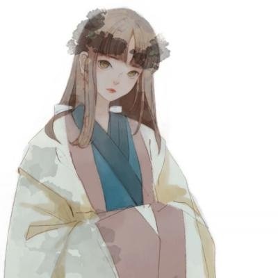 8张超好看的漫画古风女生手绘头像