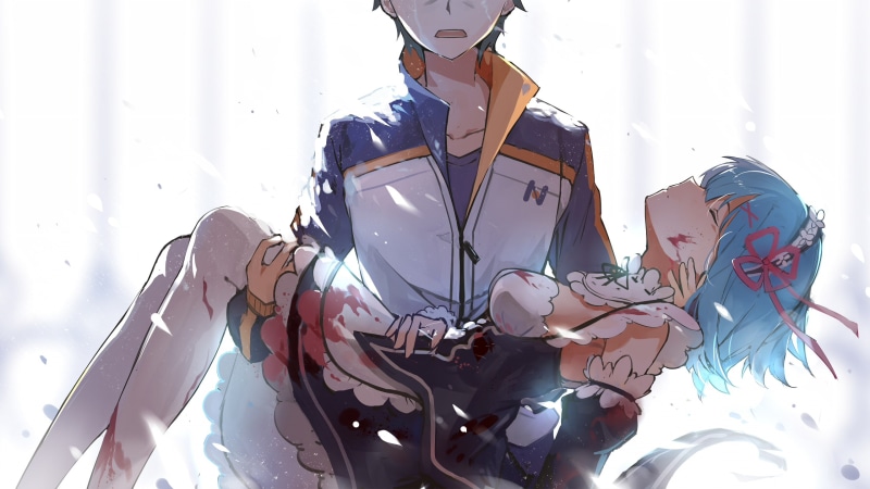 绝美户外动漫女主黑裙壁纸 高清手机壁纸