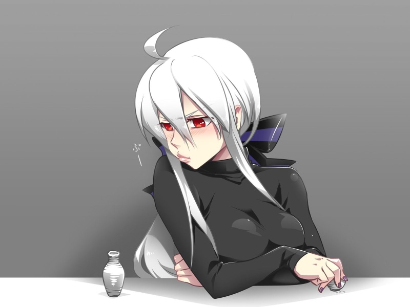 动漫 虚拟歌手 弱音白 720P高清壁纸