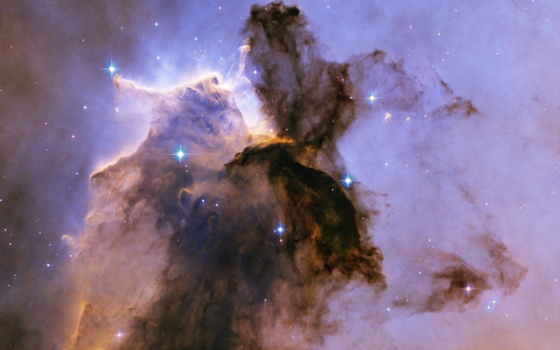 鹰状星云动漫风太空壁纸