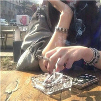 18张孤独抽烟伤感女生头像合集