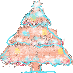 bling-bling圣诞树表情包来啦，斗图又有新素材啦