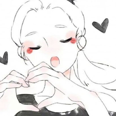 女生动漫头像合集！比心手势告白感拉满