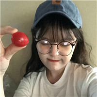 戴眼镜可爱呆萌女生头像合集 共18张