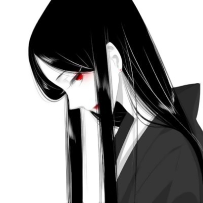 17张高清黑暗系病娇动漫女头 暗黑萝莉风格头像合集