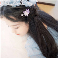 戴花环的清新女生唯美头像合集 共17张