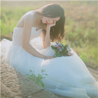23张清新婚纱照风格女生QQ头像 氛围感拉满