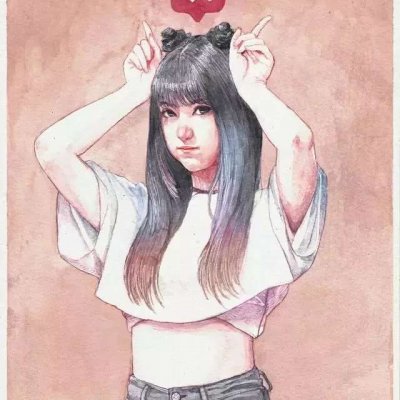 霸气酷感拉满！9张手绘女生头像高清合集