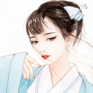 14张高清手绘古风闺蜜头像 氛围感拉满的古风美人头像