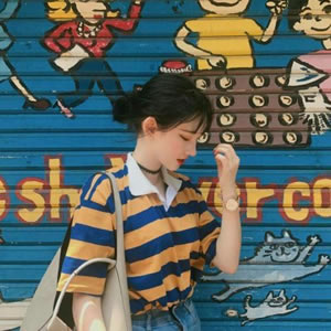 18张清纯感拉满的丸子头女生头像 背影侧脸款高清图