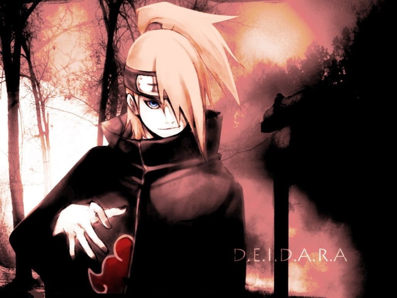 火影忍者疾风传晓组织迪达拉高清壁纸合集