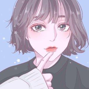 18张简约清新的女生手绘微信头像 氛围感拉满