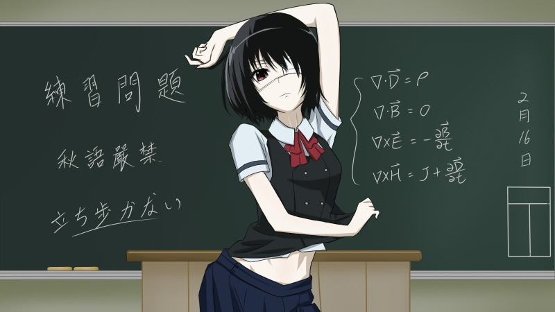 开学季动漫少女教室壁纸合集