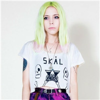 超拽感拉满！21张五颜六色染发女生QQ头像合集