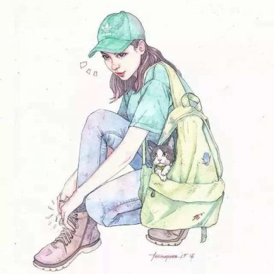 霸气酷感拉满！9张手绘女生头像高清合集