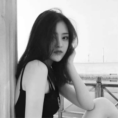 8张清冷感拉满！高冷女生黑白气质头像合集