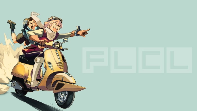 特别的少年与摩托少女！《FLCL》高清壁纸合集