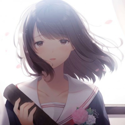 34张高清二次元高冷女生头像 氛围感拉满