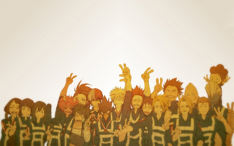 《我的英雄学院》角色壁纸合集 鲜花晴空氛围感拉满