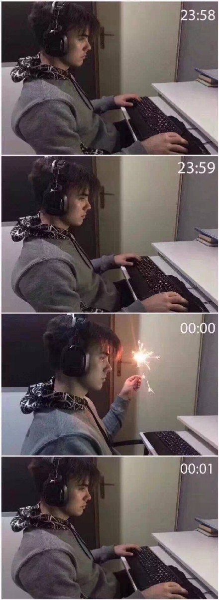 跨年时的真实状态！这套表情包精准戳中你了吗