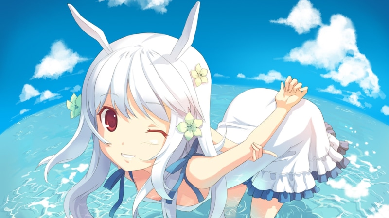 山下俊也笔下的粉发红眸少女 带伤持刀氛围感壁纸合集