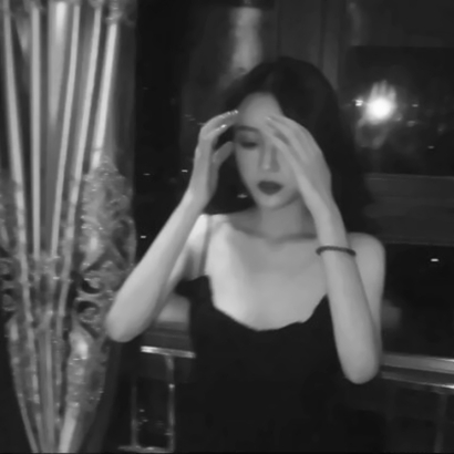 13张高清霸气黑白伤感女生QQ头像合集