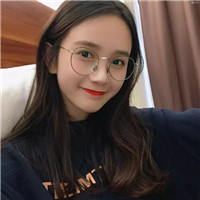 戴眼镜可爱呆萌女生头像合集 共18张