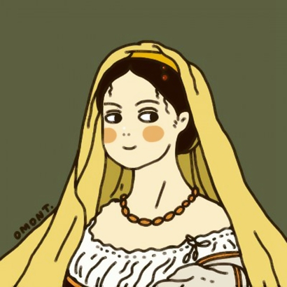9张高清复古感欧美动漫女生头像，氛围感拉满