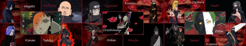 火影晓组织全员高清壁纸合集