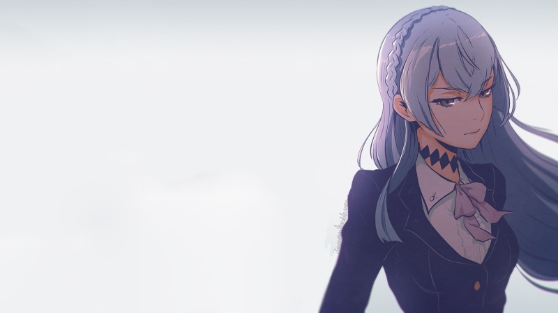 银发少女的动漫氛围感壁纸合集