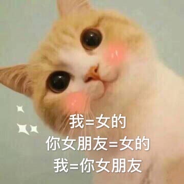 告白套路表情包：那就这样说定，我就是你女朋友啦