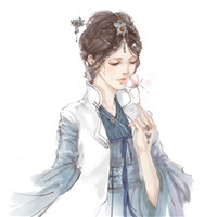 18张淡雅古风女子手绘头像 氛围感拉满的女生头像素材