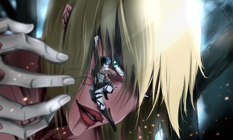 《进击的巨人》高清壁纸 艾伦耶格尔 阿尼莱纳哈特等角色合集