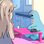 《辣妹与恐龙》表情包合集上线 斗图又有新素材啦