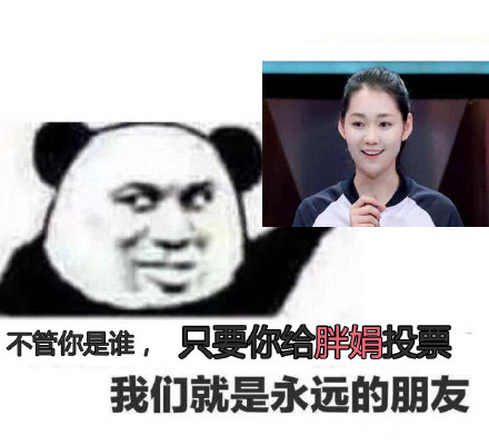 为喜欢的小姐姐打call！这款拉票表情包火了