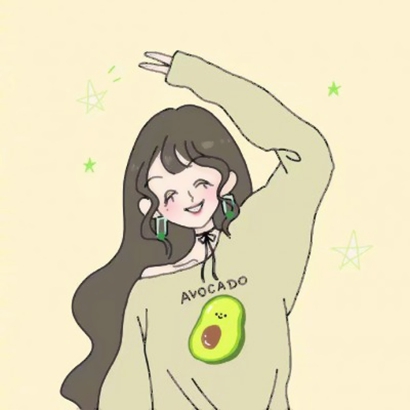 9张清新简约风少女动漫头像 好看又治愈的女生头像素材